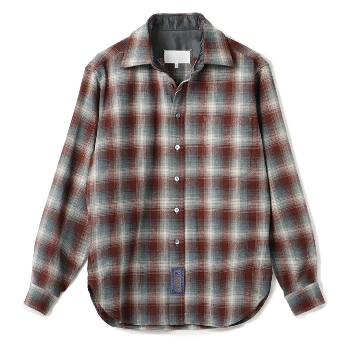 メゾン マルジェラ MAISON MARGIELA ペンドルトン ウールシャツ PENDLETON コラボ チェックシャツ S67DT0002 S78038 001F