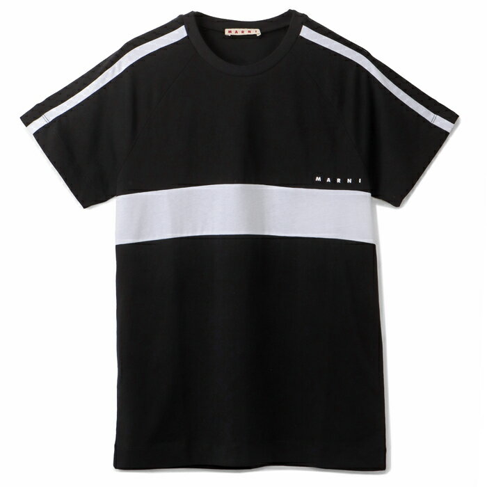 楽天アメイジングサーカスマルニ MARNI 【大人もOK】キッズ Tシャツ ストライプライン 半袖 クルーネック ショートスリーブシャツ 2024年春夏新作 M01067 M00L9 0M900【2024SS】