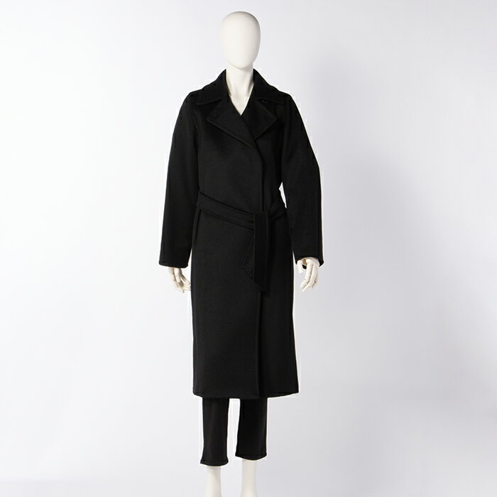 マックスマーラ MAX MARA コート マニュエラ MANUELA アイコンコート ロング ラップコート 2310161633 0002 NERO【2023AW SALE】