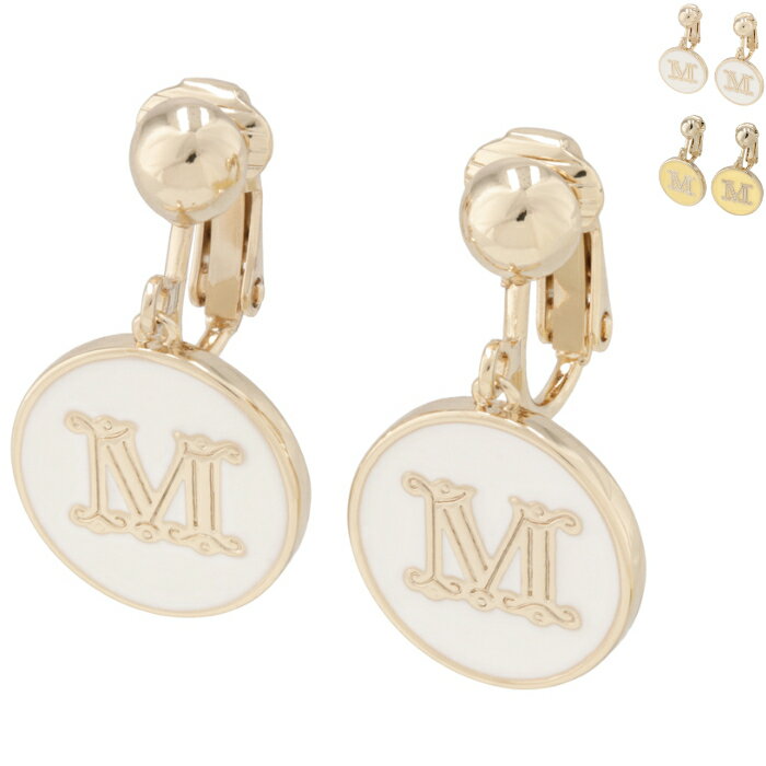 マックスマーラ MAX MARA イヤリング EARRY4 Mモノグラム エナメル ロゴ 2347511139 0012