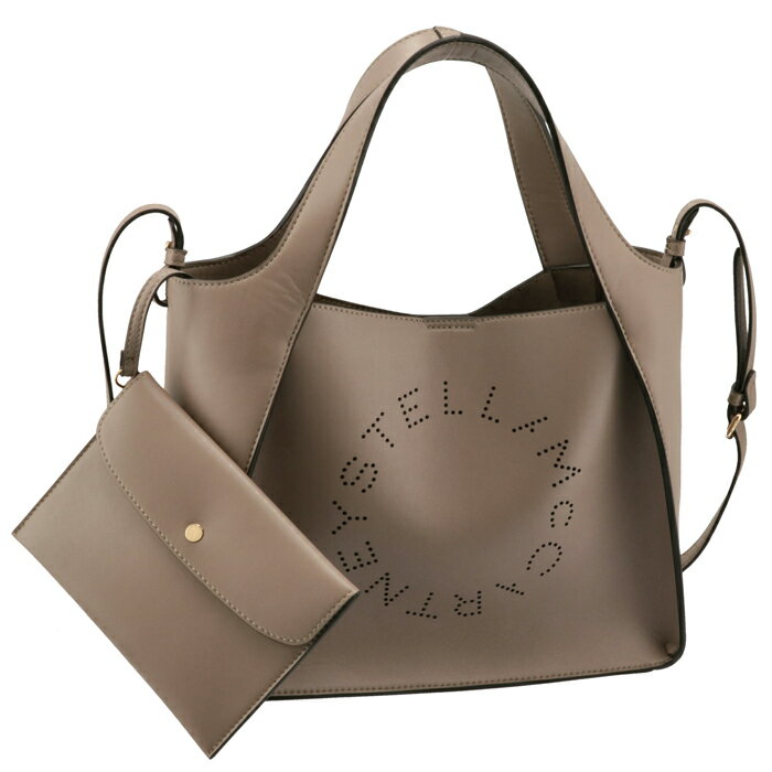 ステラマッカートニー STELLA MCCARTNEY バッグ ロゴバッグ ショルダーバッグ クロスボディ ポーチ付き ベージュブラウン系 513860 W8542 2800