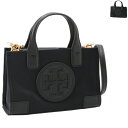 トリーバーチ バッグ（レディース） トリーバーチ TORY BURCH トートバッグ ナイロン ミニ ELLA ミニトート ショルダー クロスボディバッグ ナイロンバッグ エラトート 147848 0008【2023AW SALE】