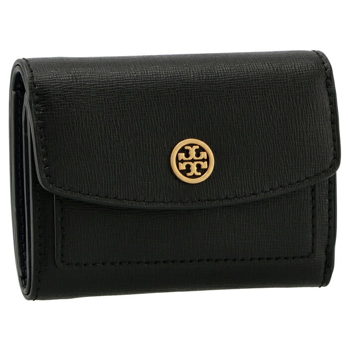 トリーバーチ TORY BURCH 財布 三つ折り ロビンソン ROBINSON ミニ財布 ブラック 84068 0014 001【2206RSS】