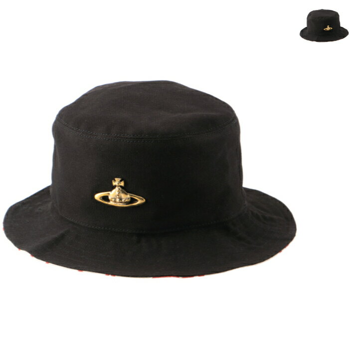 ヴィヴィアン ウエストウッド VIVIENNE WESTWOOD バケットハット FISHER ORB 帽子 アフリカバッグ 81020014 W00IW