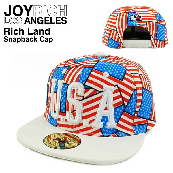 ジョイ リッチ リッチランド スナップバックキャップ ホワイト (JOY RICH RICH LAND SNAPBACK CAP 男女兼用 男性用 女性用 ジョイリッチ) 