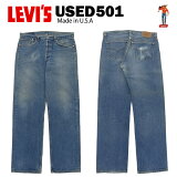 USED Levis 501 쥮顼 W38L36 (W88cmL80cm) MADE IN USA [꡼Х 00501] ڳľ͢USEDʡ Ź ڤ