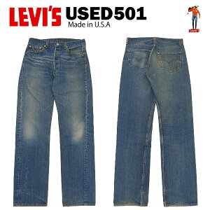 USED Levis 501 쥮顼 W34L- (W78cmL86cm) [꡼Х 00501] ڳľ͢USEDʡ Ź ڤ