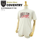 ブリクストン コベントリー S/S プレミアム フィット Tシャツ クリーム (Brixton COVENTRY S/S PREMIUM FIT TEE) 