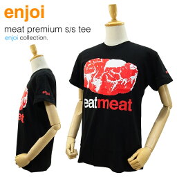 エンジョイ ミート プレミアム S/S Tシャツ ブラック スケート スケーターウエアー (enjoi MEAT PREMIUM S/S Tee)