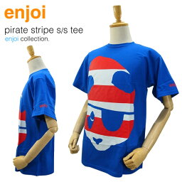 エンジョイ パイレート ストライプ S/S Tシャツ ロイヤル スケート スケーターウエアー (enjoi PIRATE STRIPE S/S Tee)