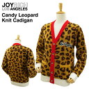 ジョイ リッチ キャンディー レオパード ニットカーディガン レオパード (JOY RICH CANDY LEOPARD KNIT CARDIGAN 男性用 女性用 メンズ レディース ユニセックス ジョイリッチ) 