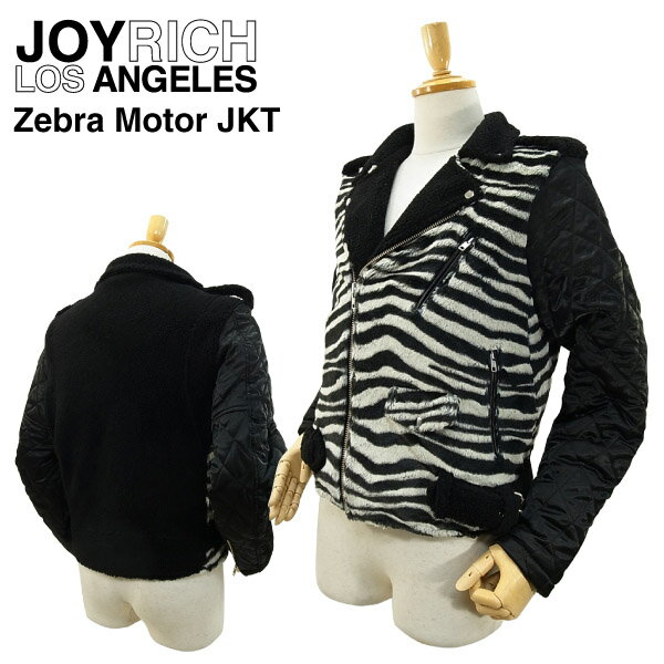 ジョイ リッチ ゼブラ モーター ジャケット (JOY RICH ZEBRA MOTOR JKT ライダースジャケット メンズ 男性用 ジョイリッチ) 