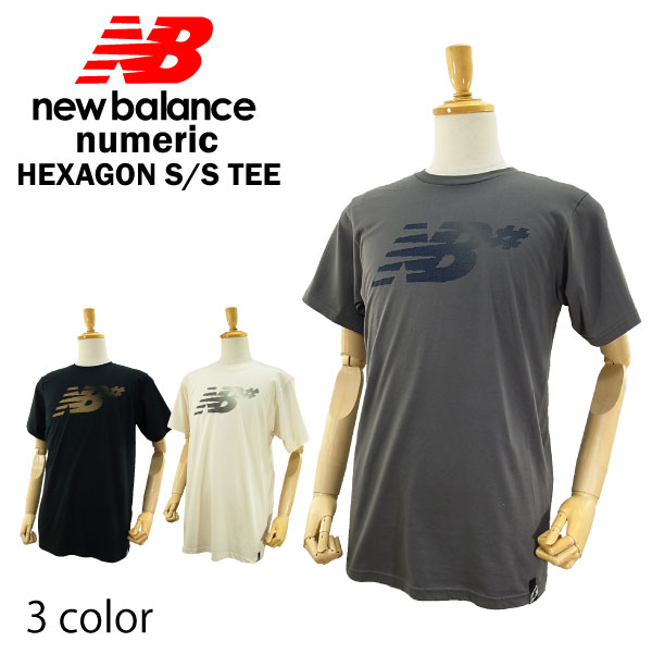 ニューバランス ヘキサゴン S/S Tシャツ ヌメリック スケート スケーター (NEW BALANCE HEXAGON S/S TEE NUMERIC) 