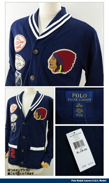 ポロ ラルフローレン ボーイズ コットン ショールカラー カーディガン フレンチネイビー (POLO RALPH LAUREN BOYS COTTON SHAWL-COLLAR CARDIGAN コットンジャケット) 【あす楽対応】【楽ギフ_包装】【あす楽_土曜営業】