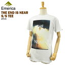  エメリカ ザ エンド イズ ニアー S/S Tシャツ ホワイト ラスト：Sサイズ スケート スケーターウエアー (Emerica THE END IS NEAR S/S TEE) 