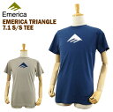 [ŃfEfbgXgbN] GJ gCAO 7.1 S/S TVc XP[g XP[^[EGA[ (Emerica TRIANGLE 7.1 S/S TEE) yX ؂z