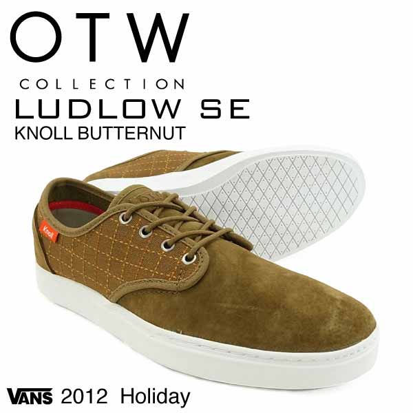 バンズ ラドロー SE ノール バターナッツ オブ・ザ・ウォール (VANS LUDLOW SE KNOLL OTW [OFF THE WALL]) 【閉店 売り切り】