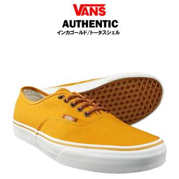 バンズ オーセンティック インカゴールド/トータスシェル (VANS AUTHENTIC スニーカー シューズ)