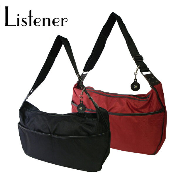 リスナーブラック ネプチューン ショルダーバッグ (Listener Black NEPTUNE SHOULDER BAG)