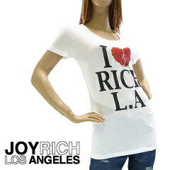 ジョイ リッチ ローズ ラブ Tシャツ オフホワイト (JOY RICH ROSE LOVE TEE レディース 女性用 ジョイリッチ) 【閉店 売り切り】