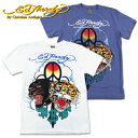 エド ハーディー メンズ ベーシック S/S Tee ローリング ピース (MEN BASIC S/S Tee ROARING PEACE ED HARDY EDHARDY エドハーディー) 【閉店 売り切り】