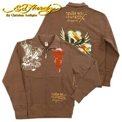 エド ハーディー メンズ トラックジャケット 77 イーグル ブラウン (Men's Track Jacket 77 EAGLE ED HARDY EDHARDY エドハーディー) 【あす楽対応_東北】【あす楽対応_関東】【あす楽対応_近畿】