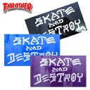 å㡼 S.A.D (  ǥȥ) ƥå M(16cm9cm)  å (THRASHER Skate And Destroy Sticker) Ź ڤ
