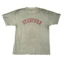 Vintage Tee 80's STANFORD クルーネックTシャツ size L　【古着】【海外直輸入USED品】 【閉店 売り切り】