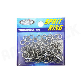 ホッツ スプリッドリング タフネス 徳用パック #4 (90LB) 100コ入り HOTS Sprit Ring Toughness ジギング スプリットリング