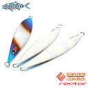 ITEM INFORMATION ブランド SEAFLOOR CONTROL / シーフロアコントロール 商品名 rector / レクター ウェイト バリエーション 60g・80g・100g・130g・150g・180g・210g・240g・270g・300g 商品説明 SFC TITANIUM with RED PEARL SPECIAL GLOW:チタンレッドパールスペシャルグローシリーズシーフロアコントロールのメガヒットカラーチタンシリーズ。アルミベースのホログラムにチタンを模倣したカラーリングを施すことで、見た目のインパクトはもちろん釣果もすごいモンスターカラーです。表面はアルミシルバーにチタン、裏面はレッドパールに最高品質のスペシャルグローのドットとゼブラの2カラーになります。アングラーさんからの多大なリクエストとシーフロアコントロールさんのご協力により定番アイテムとして、遂にご紹介させていただけることになりました！アルミチタンレッドパールドットスペシャルグローアルミチタンレッドパールゼブラスペシャルグローnew rector緩やかなフォールが特徴のレクター。ターゲットにながく魅せられるフォールと高速からスローまで幅広いジャークアクションに対応する自由度の高さによって、数々の伝説ともいえる釣果を生み出してきました。一見リアバランスに見えますが、徹底的にテストを重ねることで生まれた独自形状のセンターバランスのジグです。楕円形の凹などの独特なセンターバランス形状よって乱流による引き重りを軽減。程よい抜けと確かなステイを実現しています。すり抜けるような鋭いジャークから漂うような揺るやかなフォール、ゆっくりと上げてから横を向かせる、高速でもスローでもしっかりと横を向くジグです。大きいストロークの中で広い層を探りながらも、置きたい層に素早くとめることができるので、刻んで細かく棚を探りたいときに、非常に有効です。沖縄エリアでの大型カンパチ、大型根魚、深海でのキンメやメヌケ、レクターにしか釣れないアカムツパターンから、マダイ、タチウオ。魚種を問わずレクターは頼りになります。weight variation :60g・80g・100g・130g・150g・180g・210g・240g・270g・300g