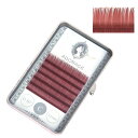 まつげエクステ カラー ボリュームラッシュ ADORAGE 6列【レッドブラウン 0.06mm/Jカール/Cカール】長さ 9mm/11mm/13mm ボリューム...