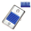 まつげエクステ カラー ボリュームラッシュ ADORAGE 6列【ブルー 0.06mm/Jカール/Cカール】長さ 9mm/11mm/13mm ボリュームラッシュ...