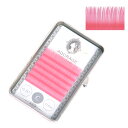 まつげエクステ カラー ボリュームラッシュ ADORAGE 6列【ピンク 0.06mm/Jカール/Cカール】長さ 9mm/11mm/13mm ボリュームラッシュ...
