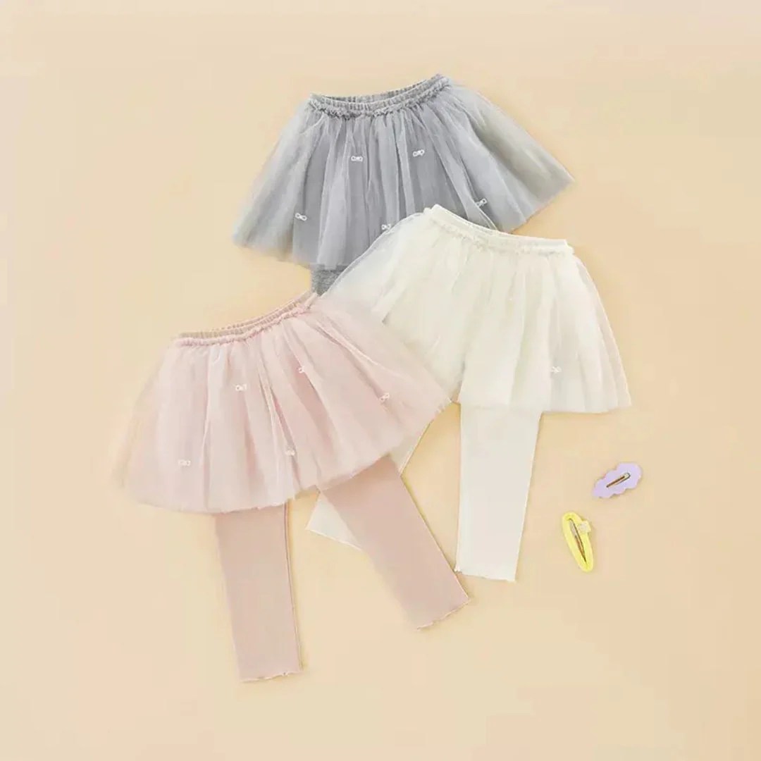 チュールスカートストレッチレギンス 80cm〜130cm ベビー キッズ 女の子