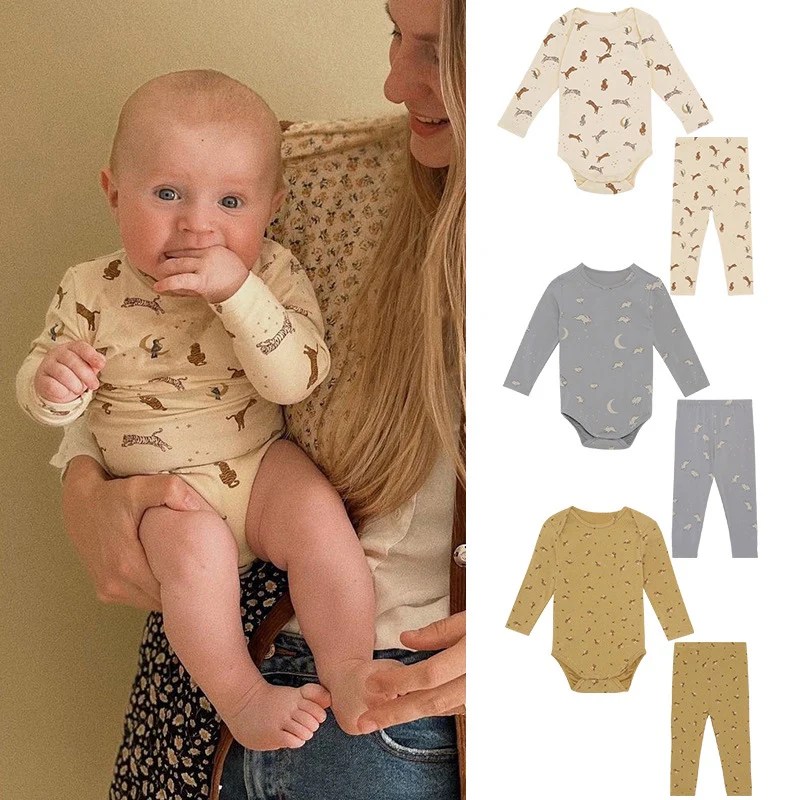 乐天商城 - オーガニックコットンロンパース 66〜90cm