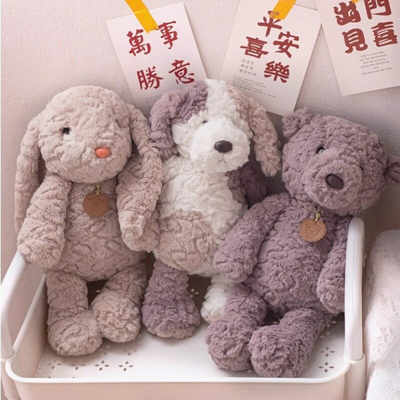 【即納商品】赤ちゃん洗えるファーストトイ アニマル くまのぬいぐるみ 犬のぬいぐるみ うさぎぬいぐるみ 2