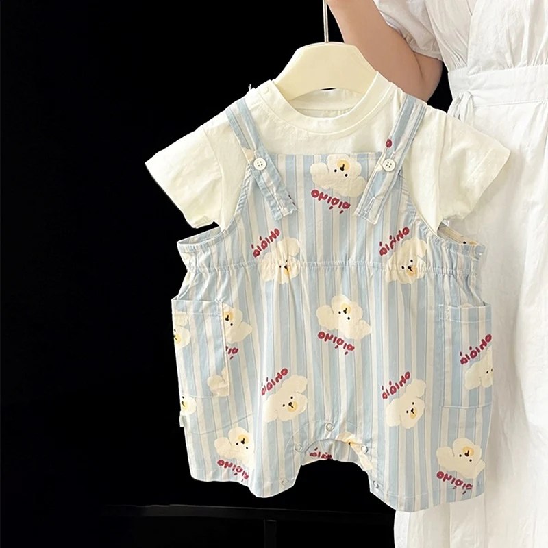 ホワイトわんちゃんセットアップ 60cm～100cm