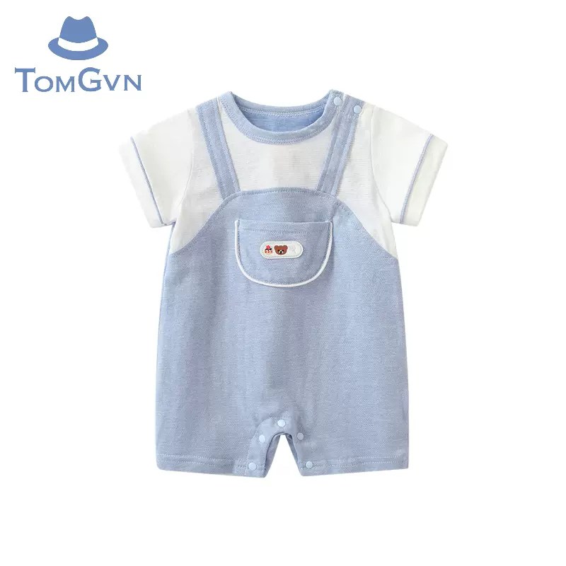 くまちゃんケーキロンパース 60～90cm