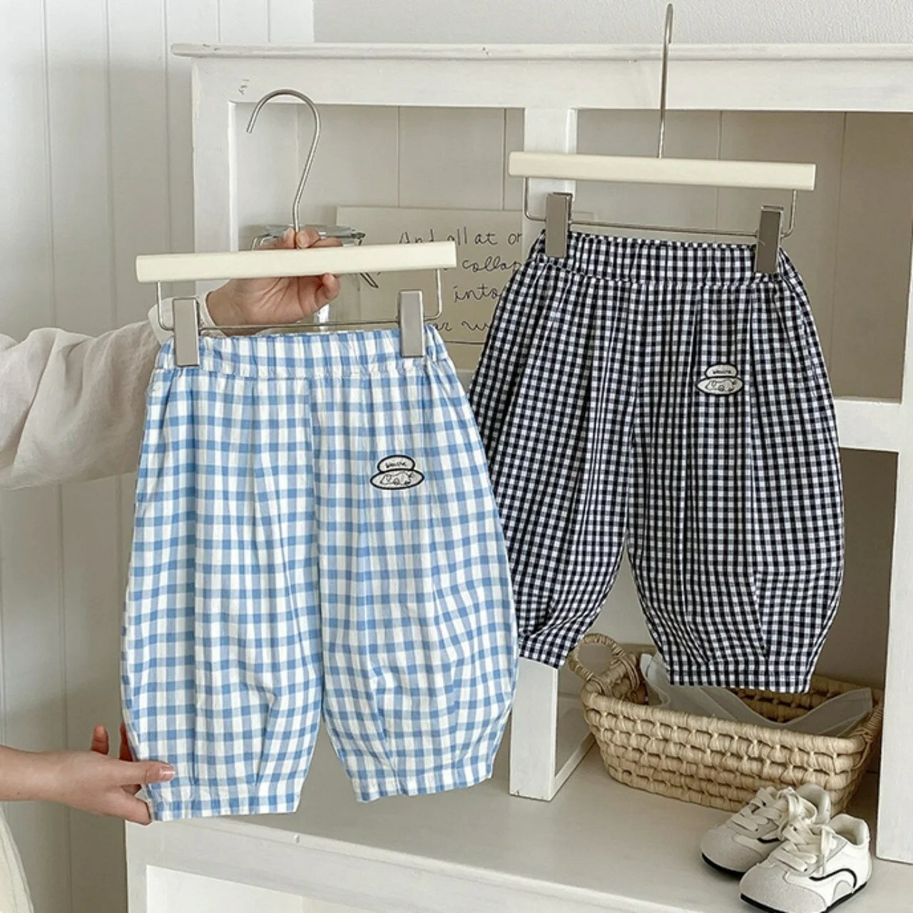 Rakuten - ギンガムチェックボトムス 70cm~100cm