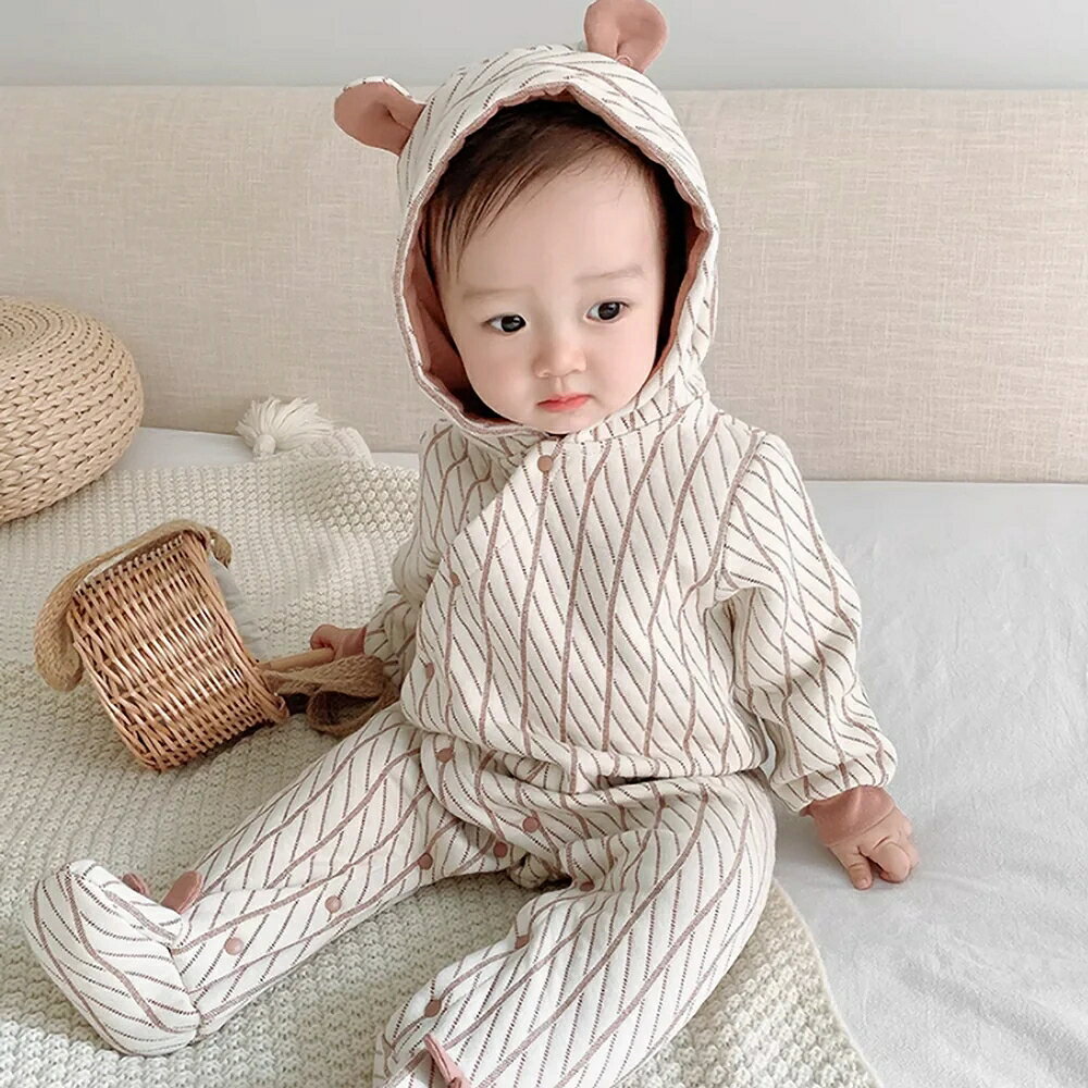 乐天商城 - くまちゃんコットンロンパース 新生児 59cm~80cm