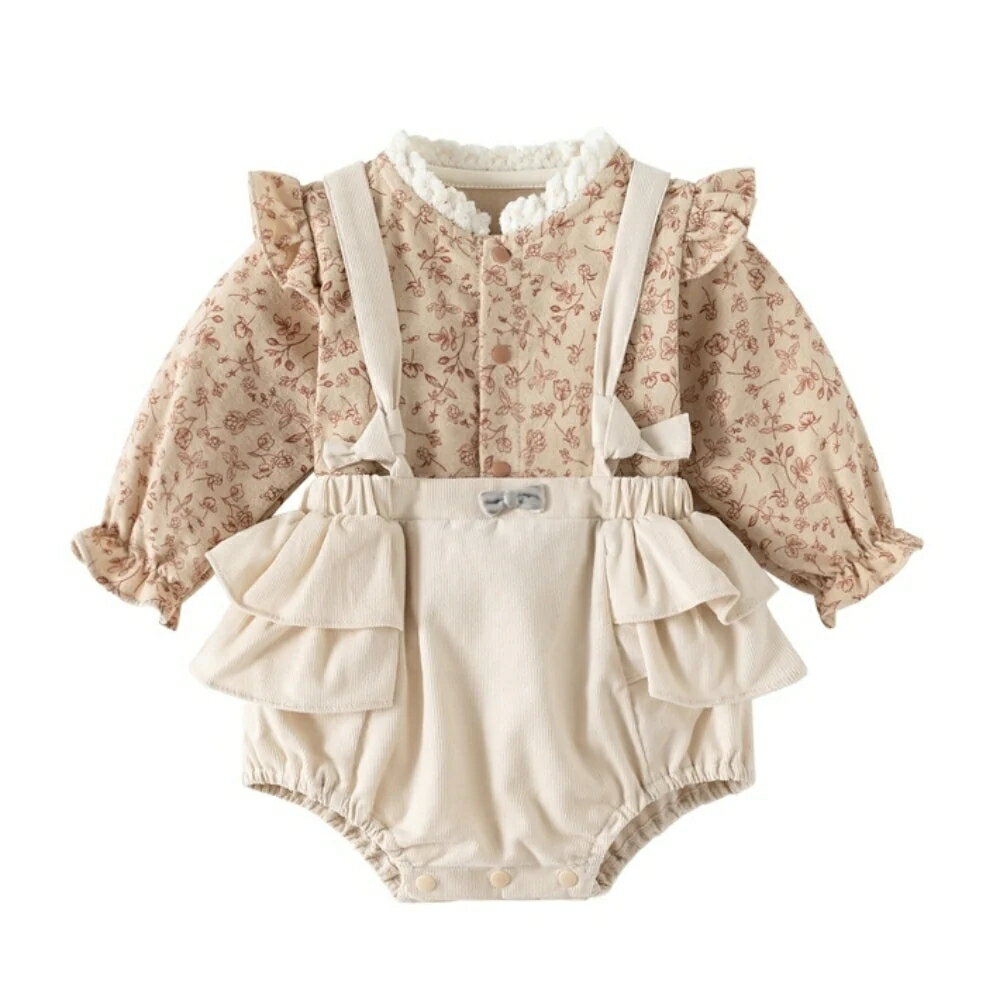 クラシックフラワーセット 59cm〜90cm ベビー 女の子 セットアップ