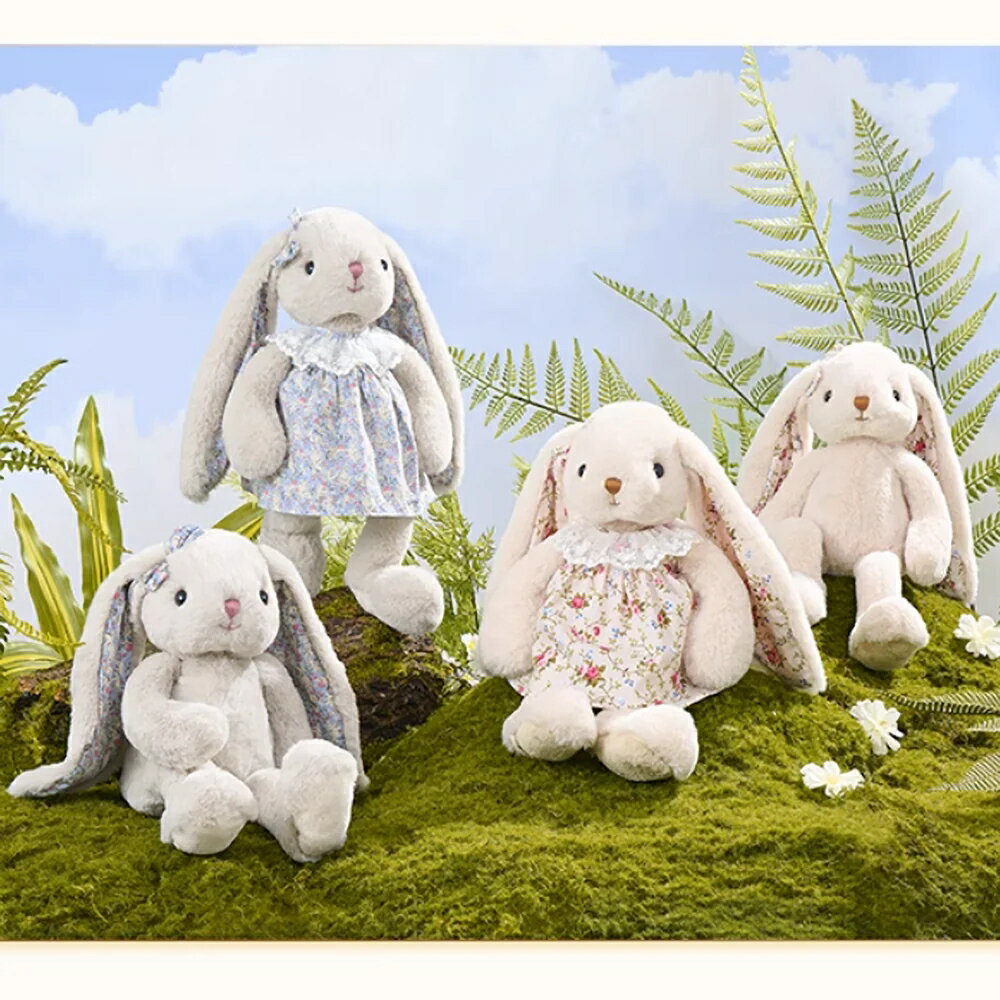 Gabriel フラワーイヤーラビット ファーストトイ ぬいぐるみ 2