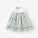 グリーンシックカラーワンピース80cm~130cm ベビー キッズ 女の子 ワンピース