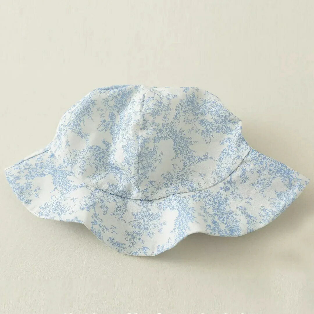 【即納商品】 【帽子付】 トワルドジュイリボンロンパース 60cm~90cm 綿100%