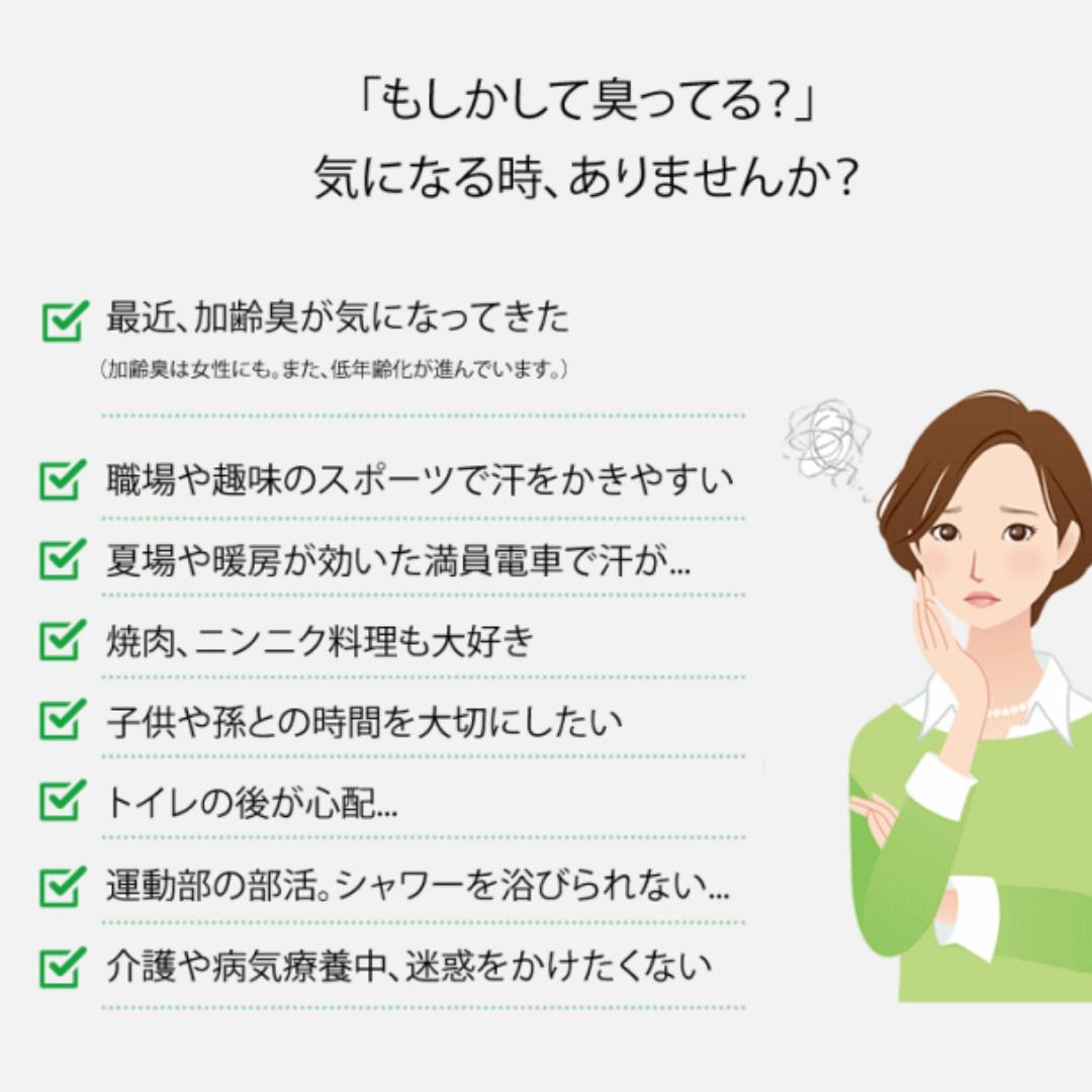 【メール便 送料無料 ポイント10倍】 Feクロロフィル 30カプセル 栄養機能食品 加齢臭 口臭 ケア 体臭 足臭 汗臭 頭皮のニオイ 臭い対策 におい イヌリン サプリ モンドセレクション 受賞 食物繊維 エチケットサプリ 消臭サプリ amberonline-10000057 amberオンラインストア楽天市場店 サンプル画像2