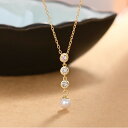 【楽天スーパーセール半額】 v ネックレス ストーン チェーン 45cm ストーン 一列並び おしゃれ 入学式 30代 ネックレス 結婚式 フォーマル シンプル 金属アレルギー対応 金アレ ウェディング 18金 金具 クリスマス 女性 プレゼント シルバー925