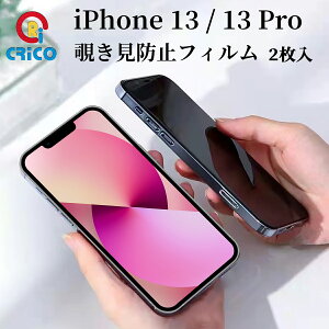 iPhone 13 pro 覗き見防止 フィルム スマホ画面保護 フィルム 全面保護 ガラスフィルム 液晶画面保護 フィルム iphone13 pro アイフォン13プロ 保護シール 覗き見 防止 13 13pro プライバシーポリシー 9Hガラス 硬いガラス 全面 保護 指紋防止 2枚セット