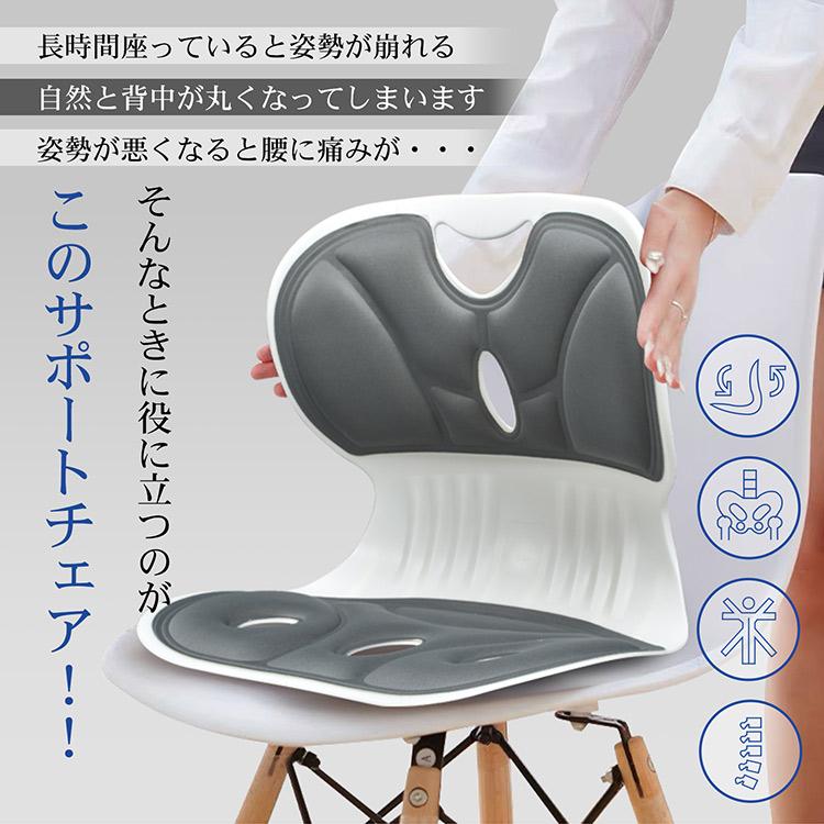 骨盤矯正 椅子 サポートチェア チェア骨盤矯正 座る 骨ケア 運転 つかまり立ち ソ...