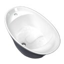 【送料無料】白陶器角型サロンフットバス専用ボウル Ambest SL2650 オーバーフロー無し 洗面ボール 手洗い鉢 サロン ネイルサロン 洗面ボウル 洗面シ...