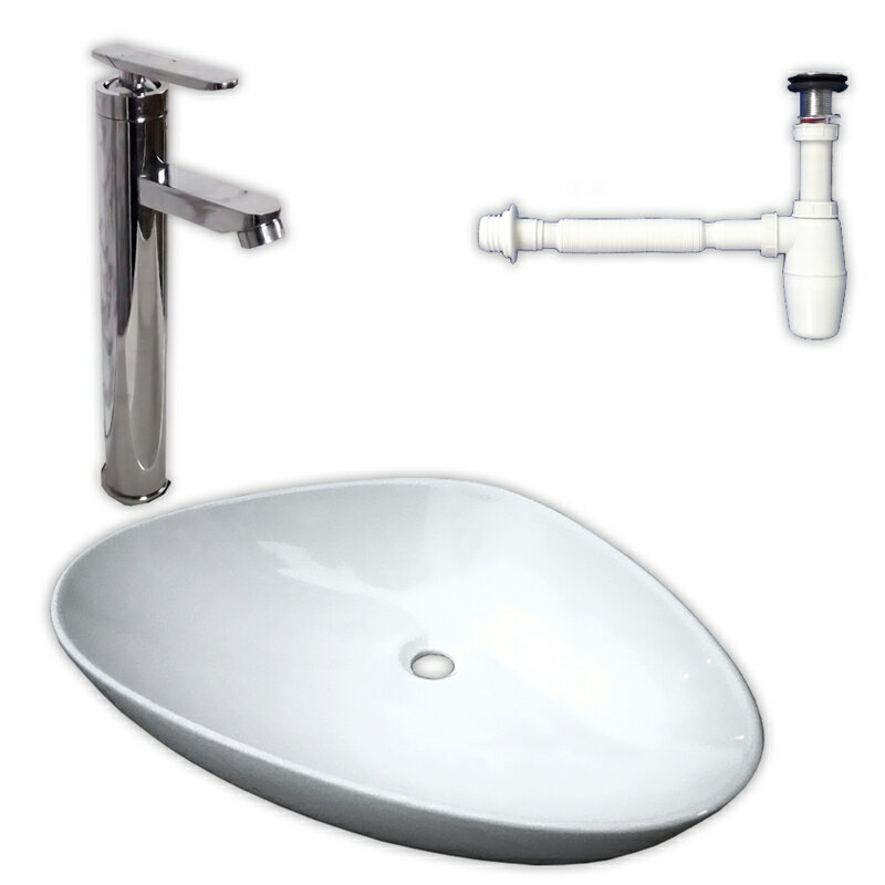 【送料無料】三角形67×42ベッセル洗面器ボウル湯量多い幅広い排水セット Ambest WL7162 洗面器 水栓 排水金具 洗面ボウル 洗面化粧台 洗面シンク 洗面台 リフォーム 和風 洋風 お洒落な 棚 収納 節水 節約 インテリア 室内 室外 アンティーク調